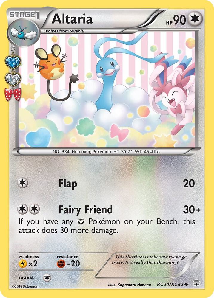 Altaria RC24/RC32 card from Generations: Radiant Collection