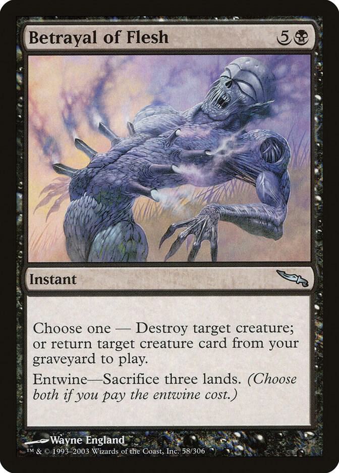 Betrayal of Flesh 58 card from Mirrodin