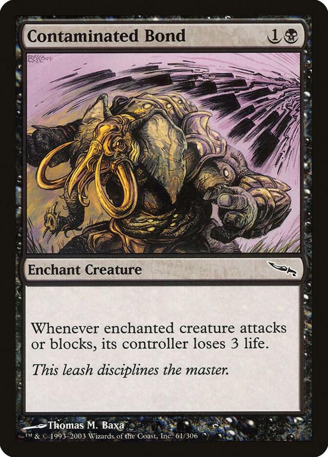 Contaminated Bond 61 card from Mirrodin