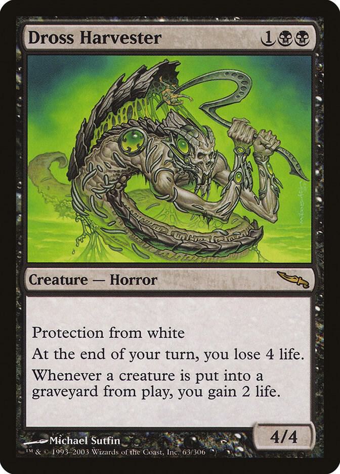 Dross Harvester 63 card from Mirrodin
