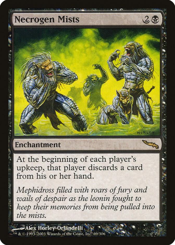Necrogen Mists 69 card from Mirrodin