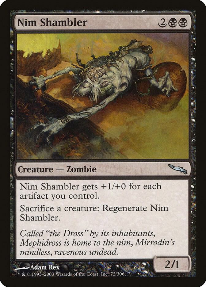 Nim Shambler 72 card from Mirrodin