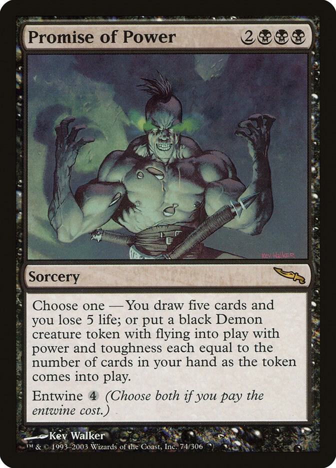 Promise of Power 74 card from Mirrodin