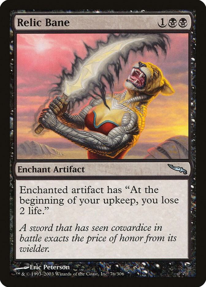 Relic Bane 76 card from Mirrodin