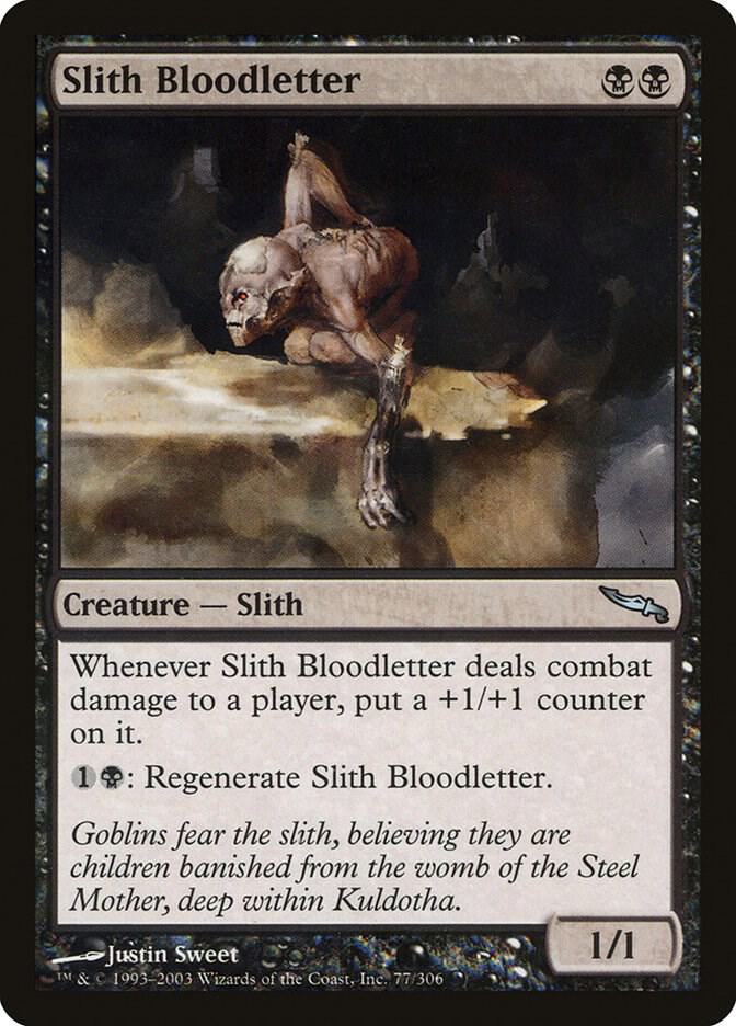 Slith Bloodletter 77 card from Mirrodin