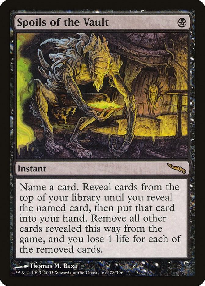 Spoils of the Vault 78 card from Mirrodin