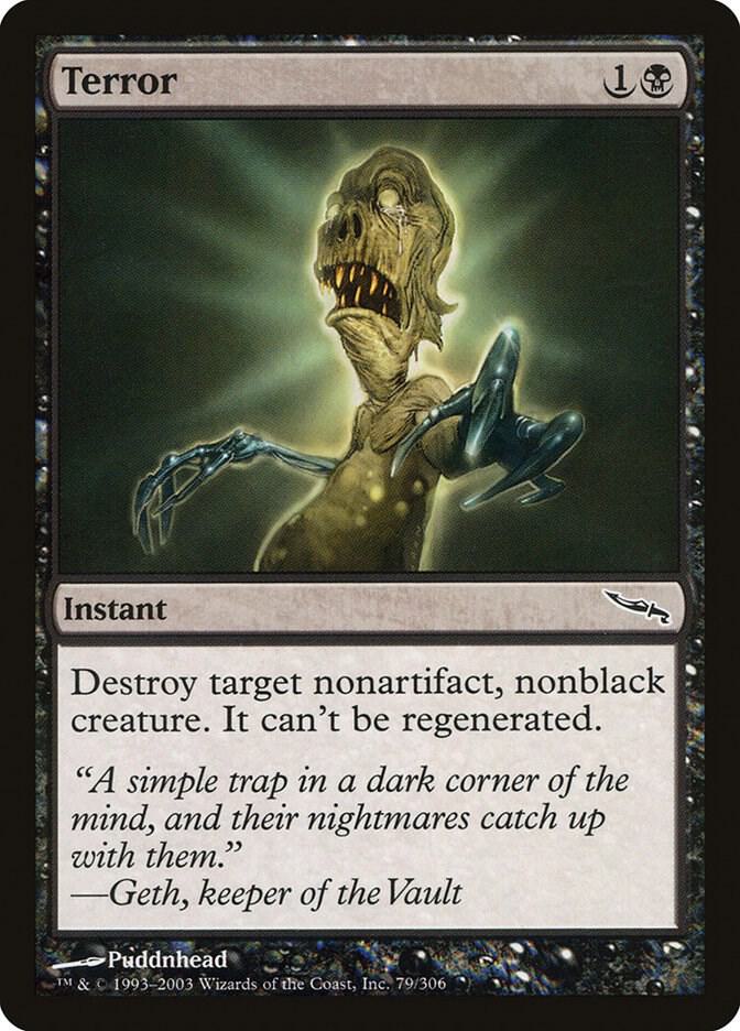 Terror 79 card from Mirrodin