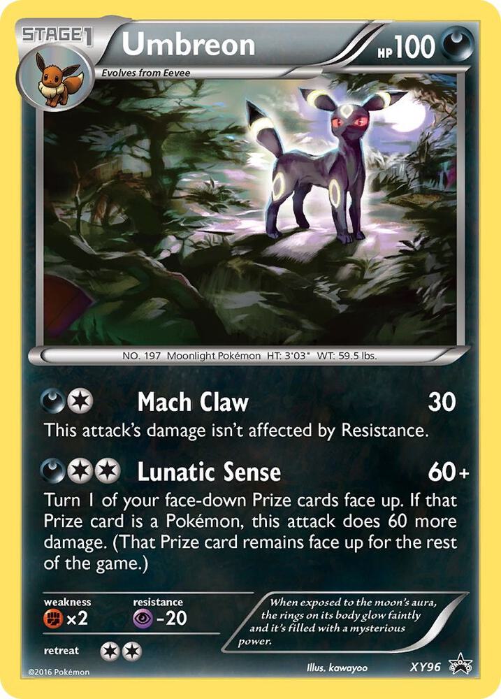 Umbreon XY96 card from XY Promos