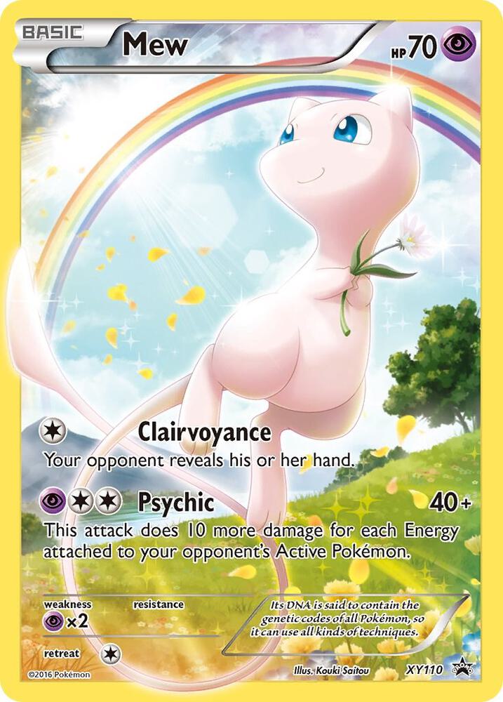 Mew XY110 card from XY Promos