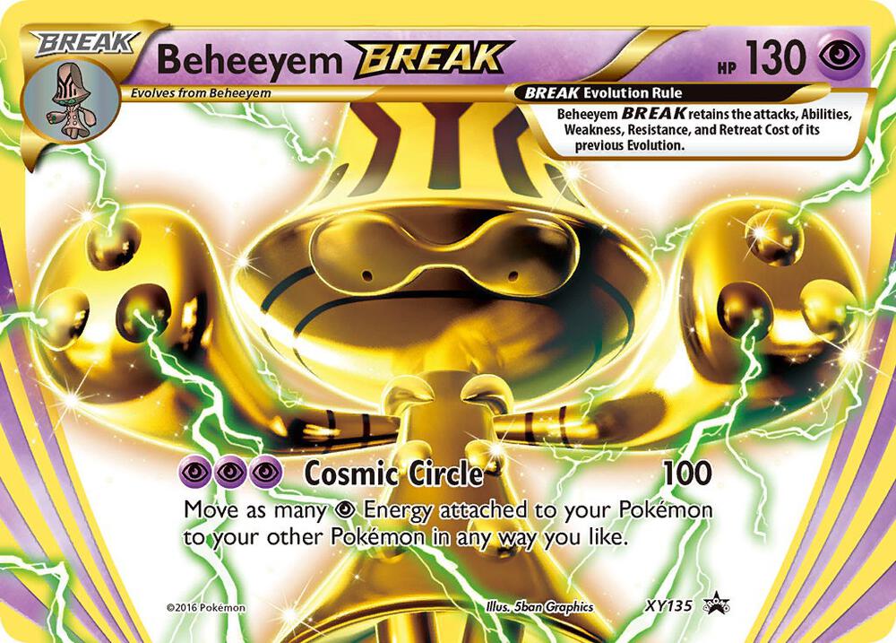 Beheeyem BREAK XY135 card from XY Promos