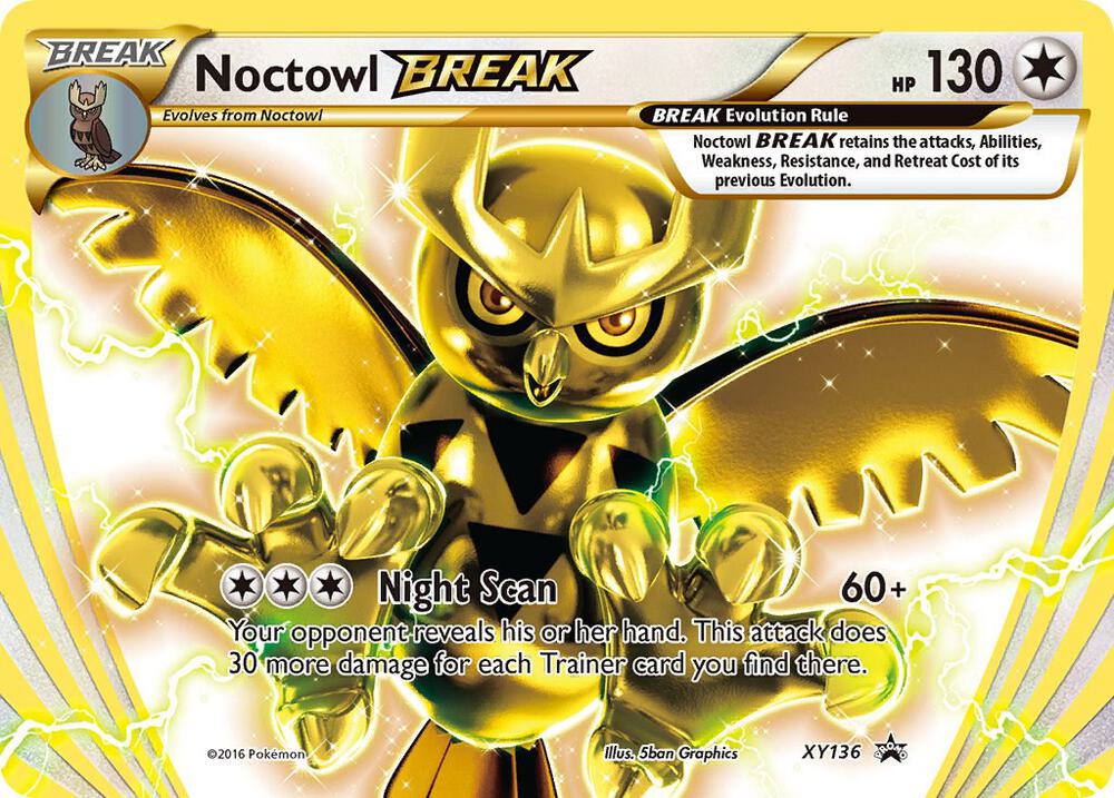 Noctowl BREAK XY136 card from XY Promos