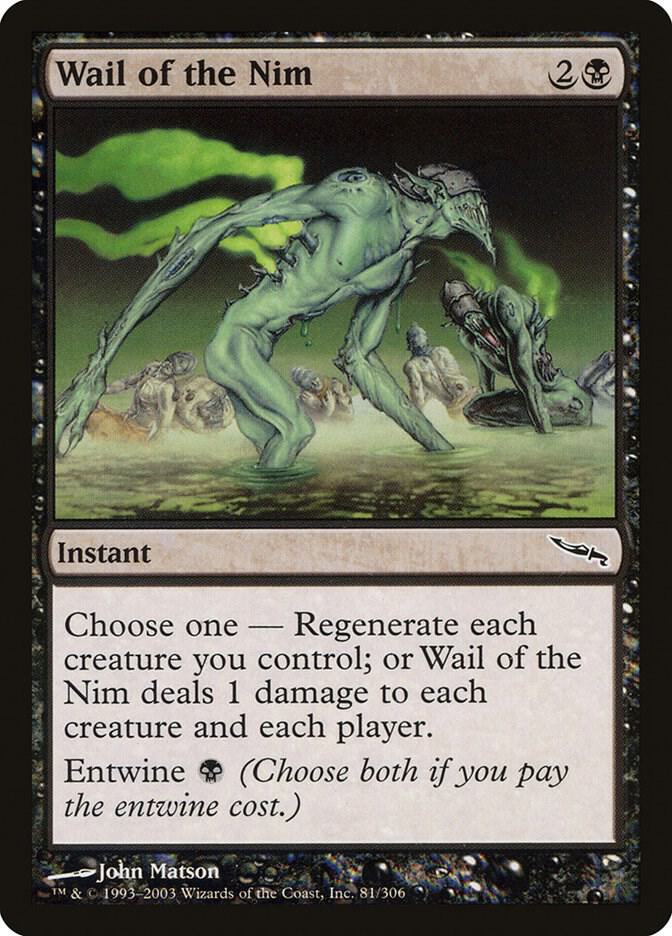 Wail of the Nim 81 card from Mirrodin