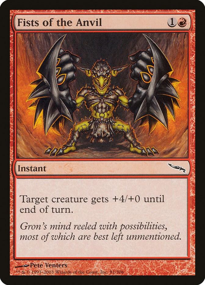 Fists of the Anvil 91 card from Mirrodin