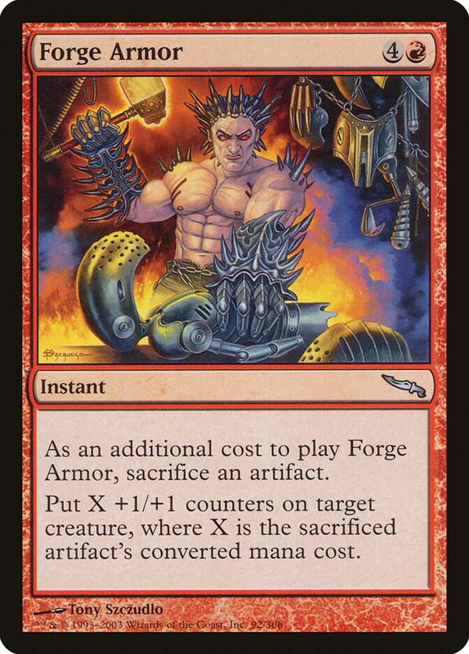 Forge Armor 92 card from Mirrodin