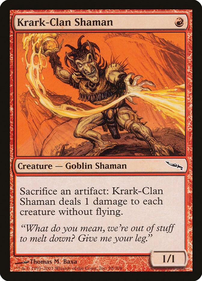 Krark-Clan Shaman 98 card from Mirrodin