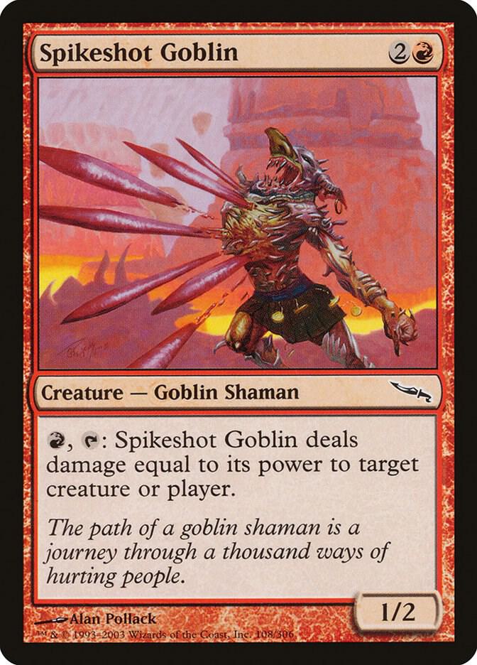 Spikeshot Goblin 108 card from Mirrodin
