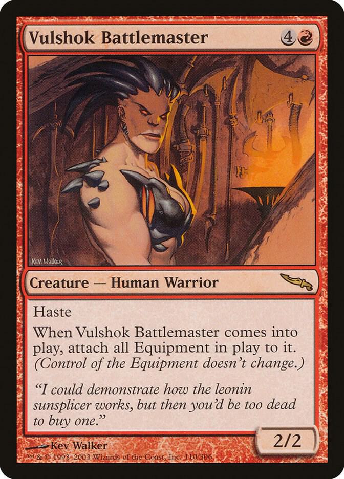 Vulshok Battlemaster 110 card from Mirrodin