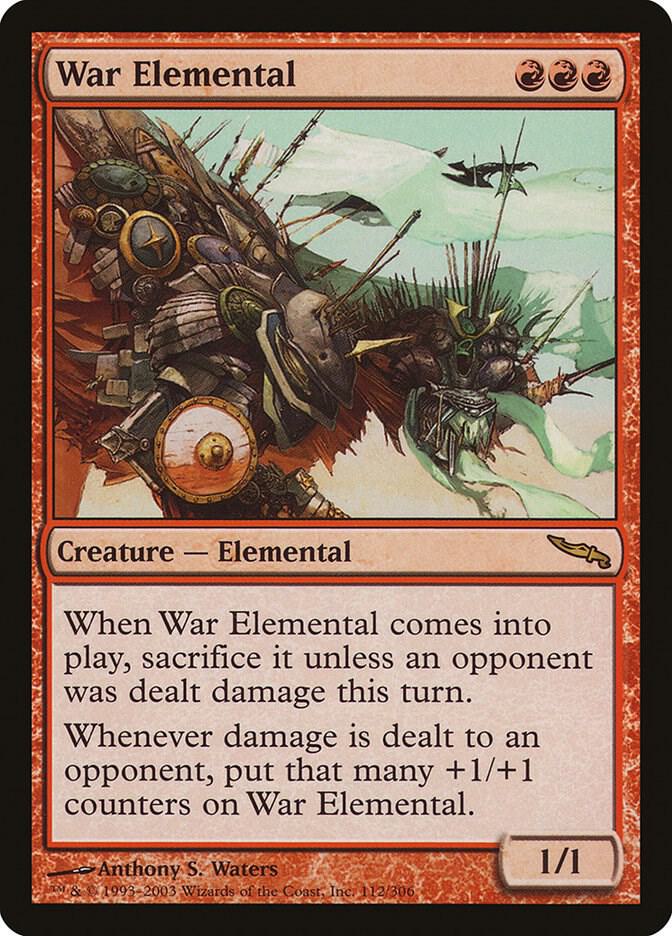 War Elemental 112 card from Mirrodin