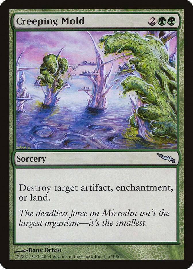 Creeping Mold 117 card from Mirrodin