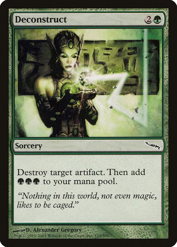 Deconstruct 118 card from Mirrodin
