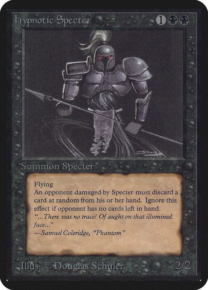 Hypnotic Specter card from Alpha Edition