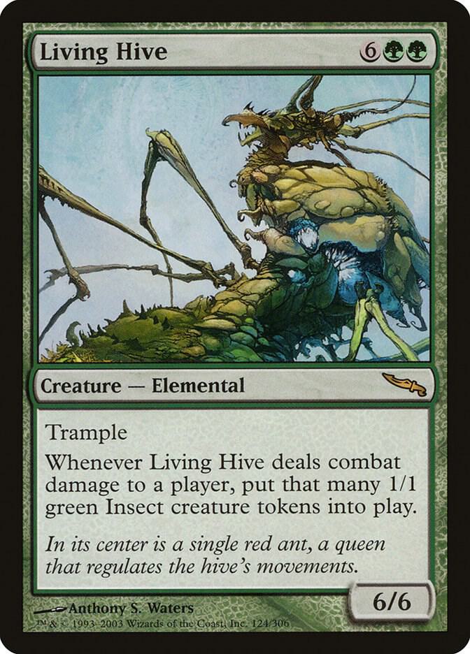 Living Hive 124 card from Mirrodin