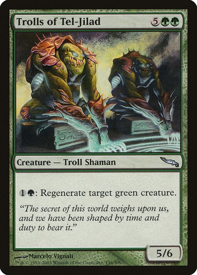 Trolls of Tel-Jilad 136 card from Mirrodin