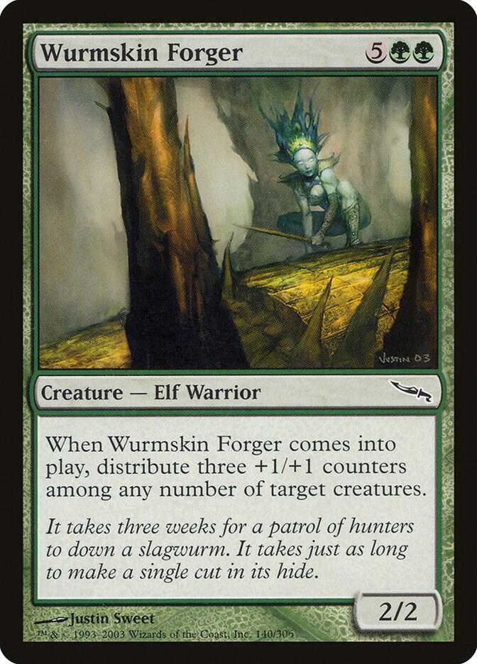 Wurmskin Forger 140 card from Mirrodin