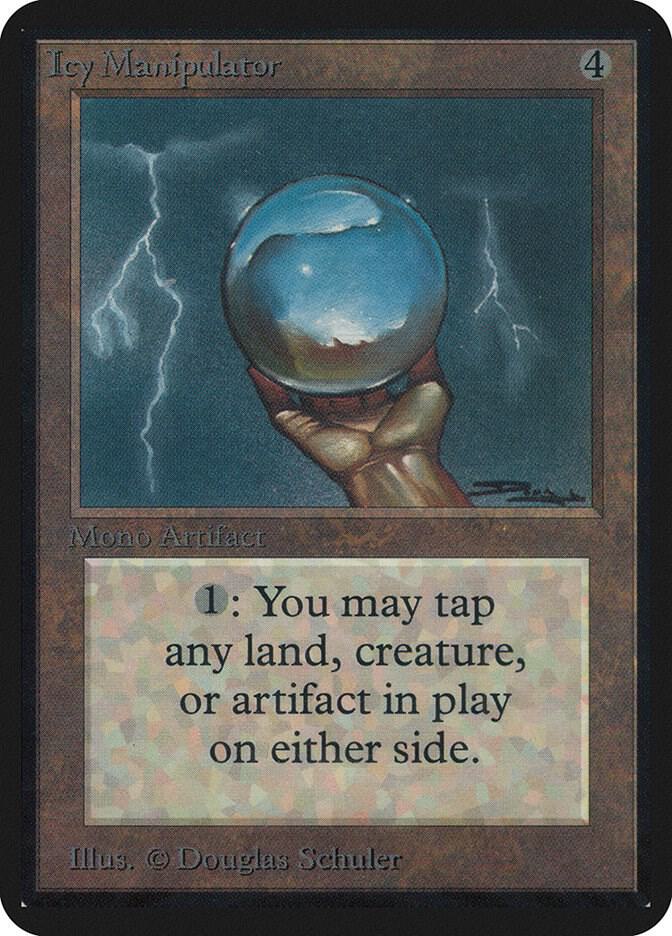 Icy Manipulator card from Alpha Edition