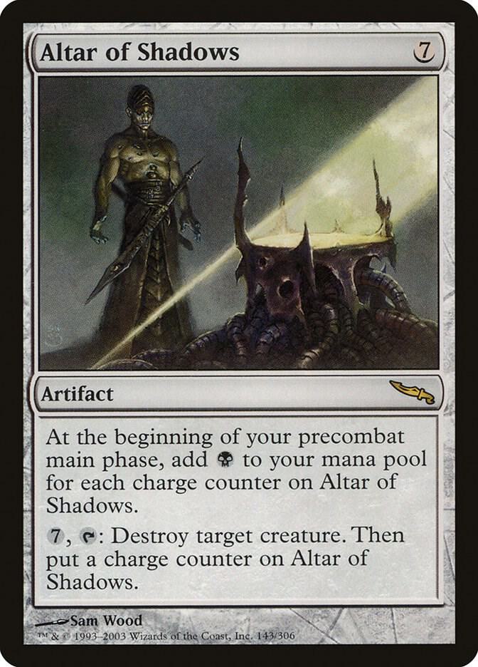 Altar of Shadows 143 card from Mirrodin