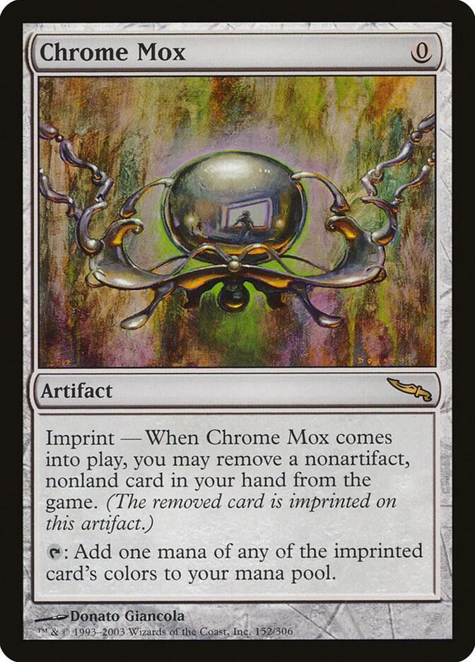 Chrome Mox 152 card from Mirrodin