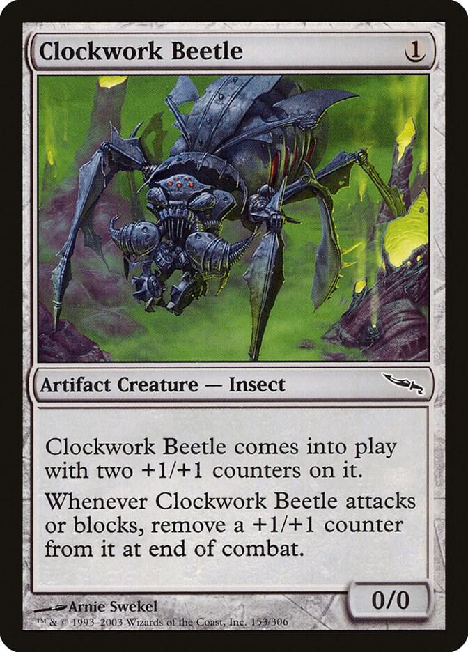 Clockwork Beetle 153 card from Mirrodin