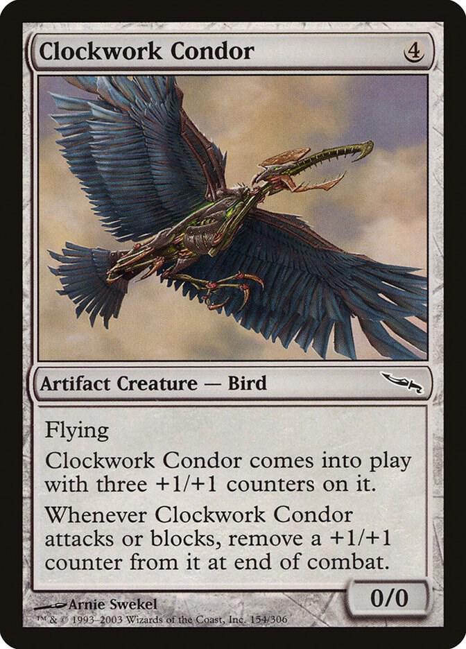 Clockwork Condor 154 card from Mirrodin