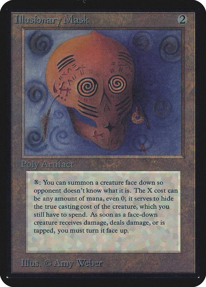 Illusionary Mask card from Alpha Edition