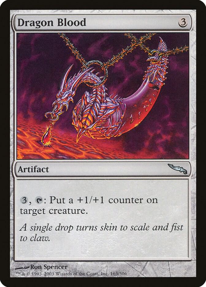 Dragon Blood 163 card from Mirrodin
