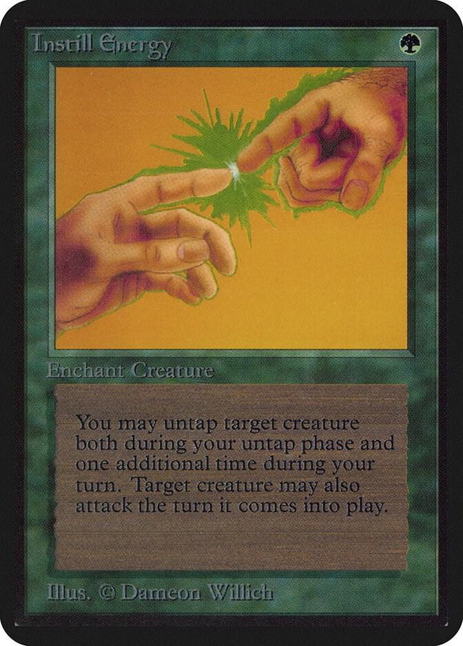Instill Energy card from Alpha Edition