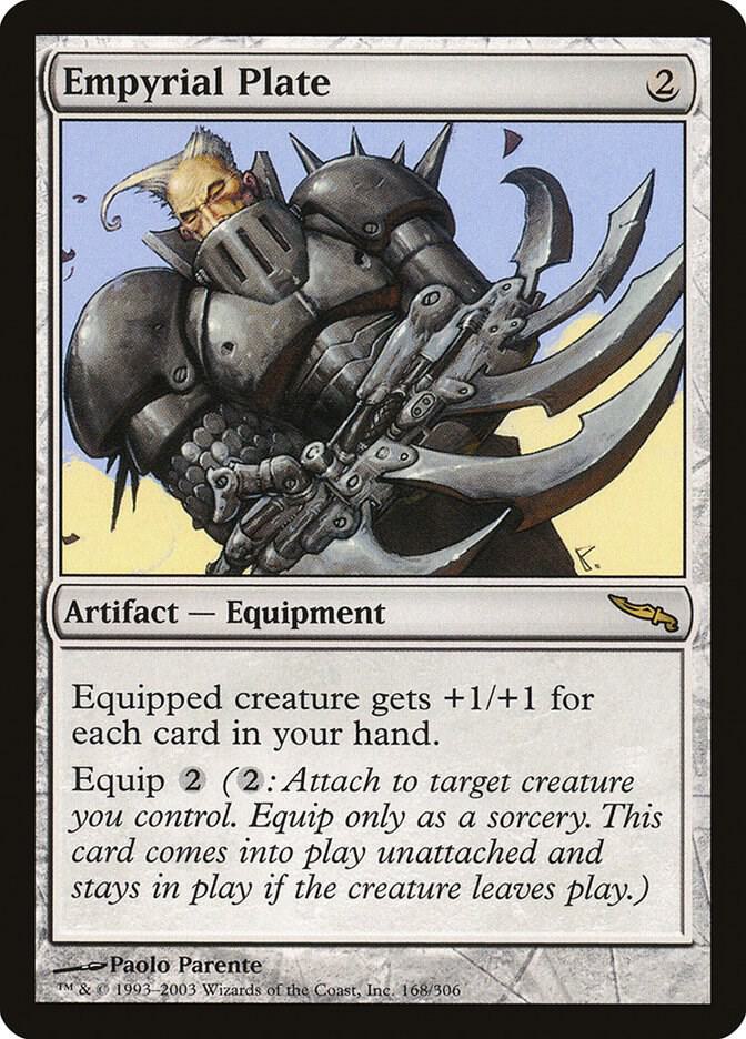 Empyrial Plate 168 card from Mirrodin