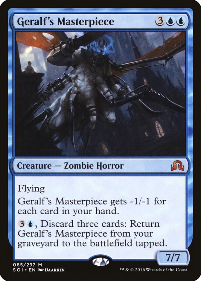 Geralf's Masterpiece 65 card from Shadows over Innistrad