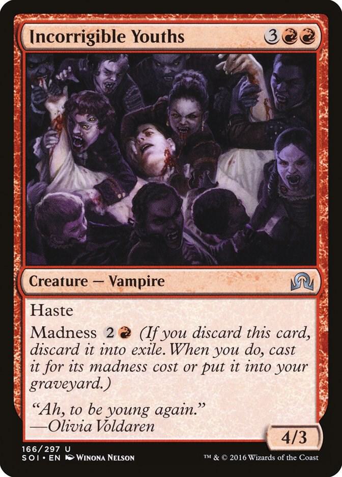 Incorrigible Youths 166 card from Shadows over Innistrad