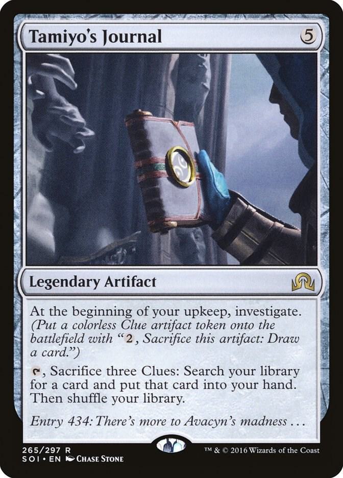 Tamiyo's Journal (Entry 434) 265 card from Shadows over Innistrad