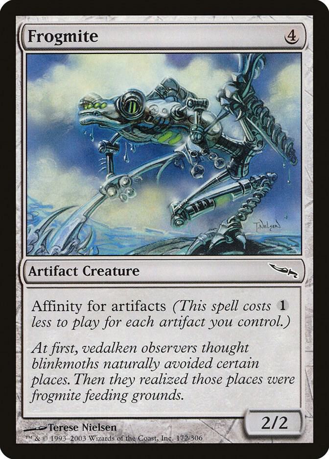 Frogmite 172 card from Mirrodin