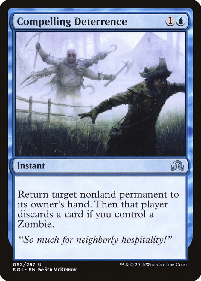 Compelling Deterrence 52 card from Shadows over Innistrad