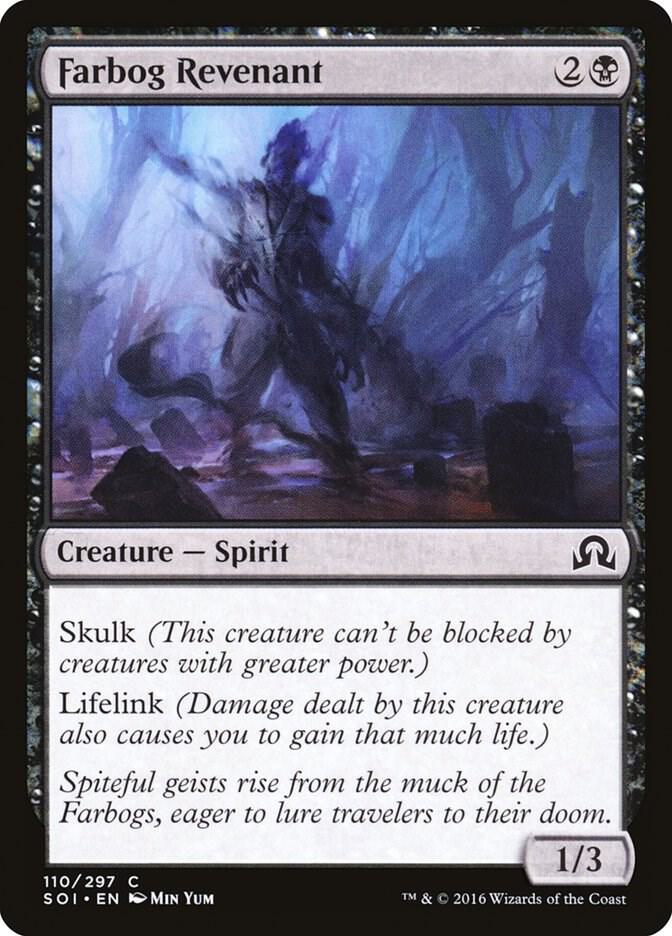 Farbog Revenant 110 card from Shadows over Innistrad