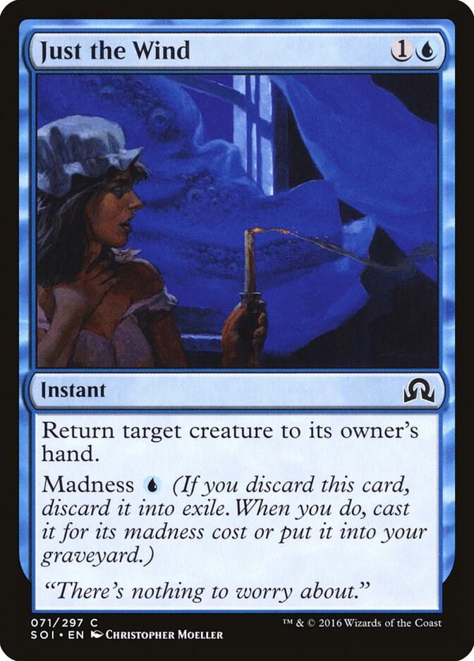 Just the Wind 71 card from Shadows over Innistrad