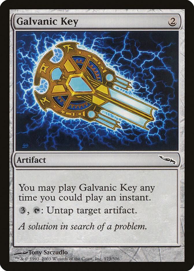 Galvanic Key 173 card from Mirrodin