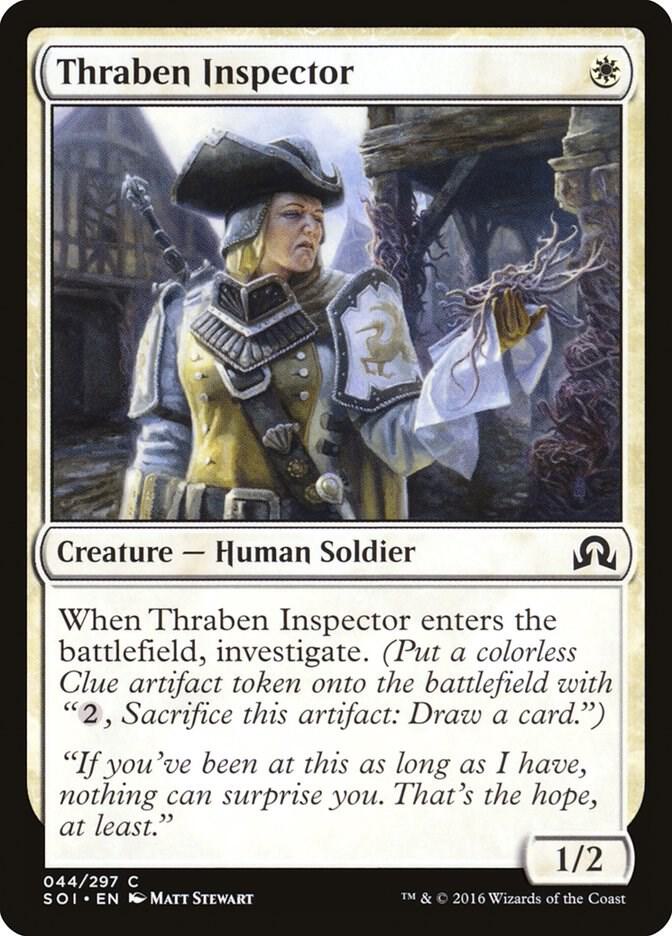 Thraben Inspector 44 card from Shadows over Innistrad