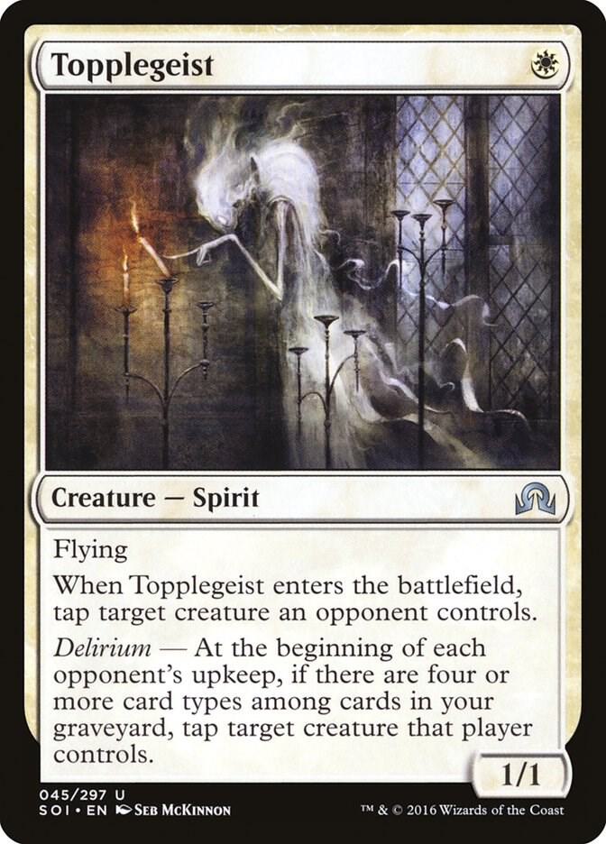 Topplegeist 45 card from Shadows over Innistrad