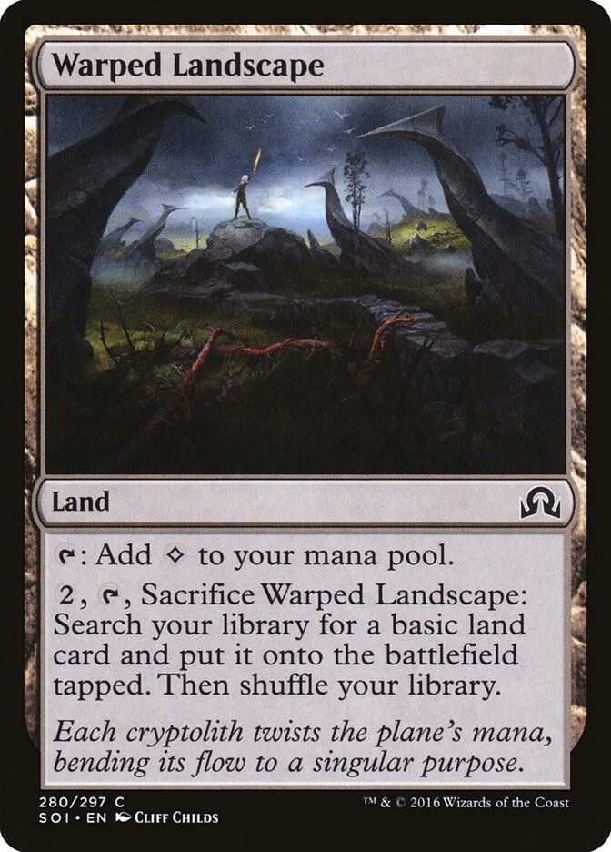 Warped Landscape 280 card from Shadows over Innistrad