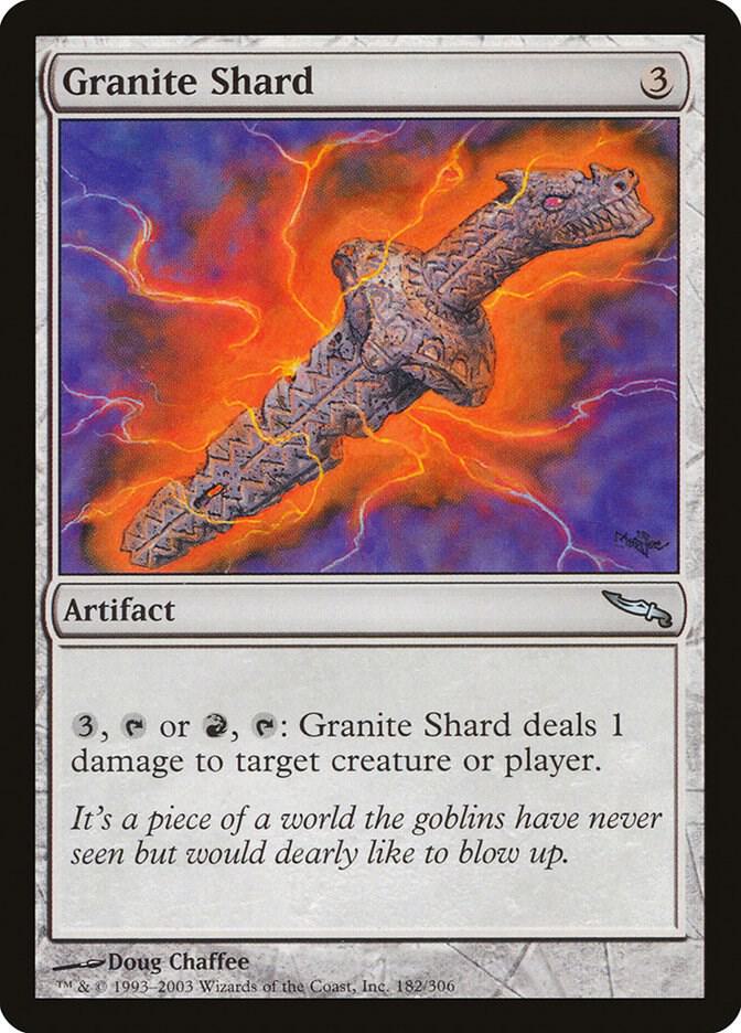 Granite Shard 182 card from Mirrodin