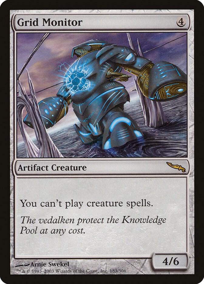 Grid Monitor 183 card from Mirrodin